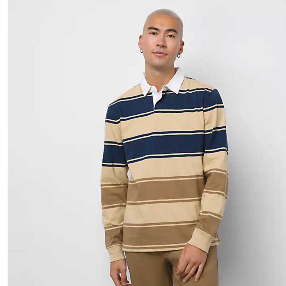 Vans Men’s FRANKLIN STRIPE LONG SLEEVE KNIT SHIRT